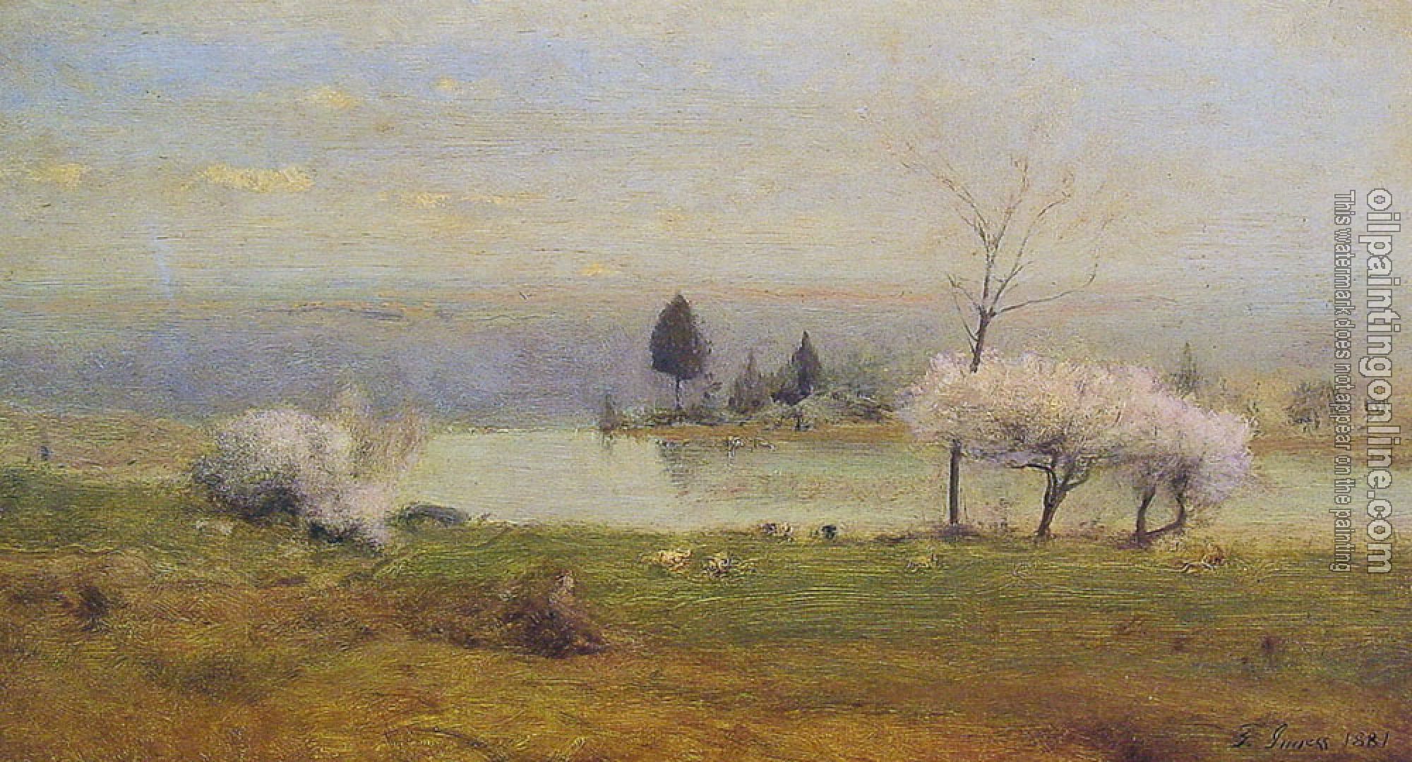 George Inness - Pond at Milton on the Hudson
